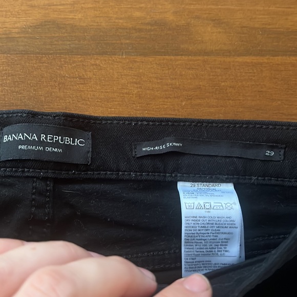 Banana Republic Black Jeans - Picture 2 of 8